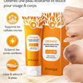 Gel exfoliant orange PEAUX MORTES ET TACHE NOIR ELIMINé 2 acheter 1 offert et une air pod offert