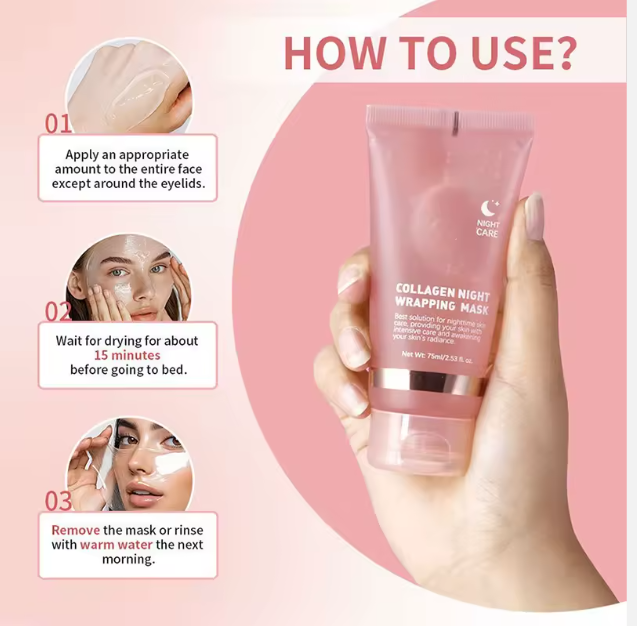 Masque de nuit au Bio-Collagène 2 acheter 1 offert et  une air pod offert
