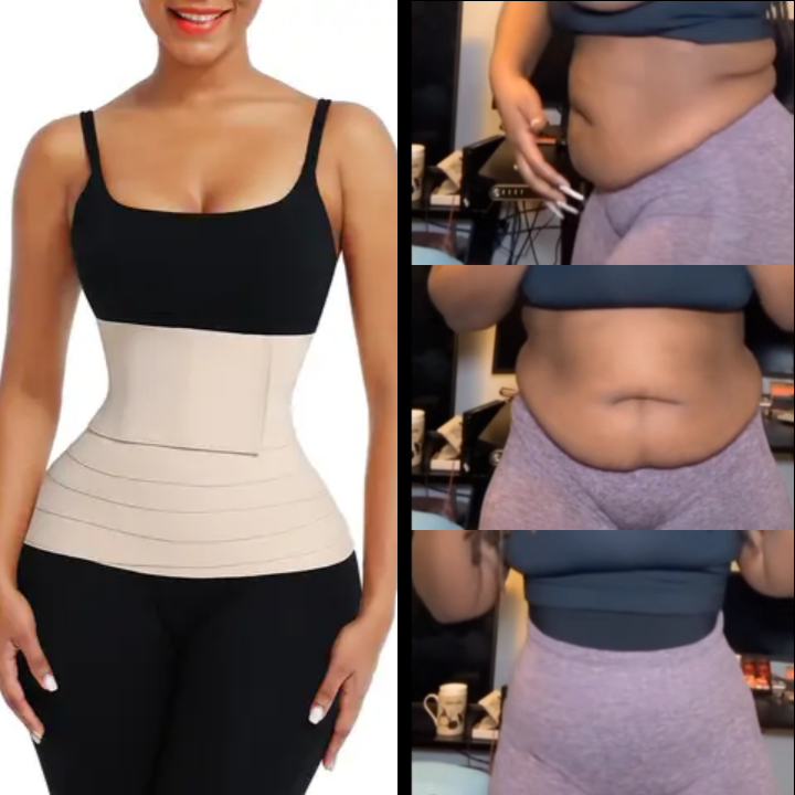 Gaine Invisible "Infinite Curve" – Le Bandage Sculptant Ajustable Haute Compression