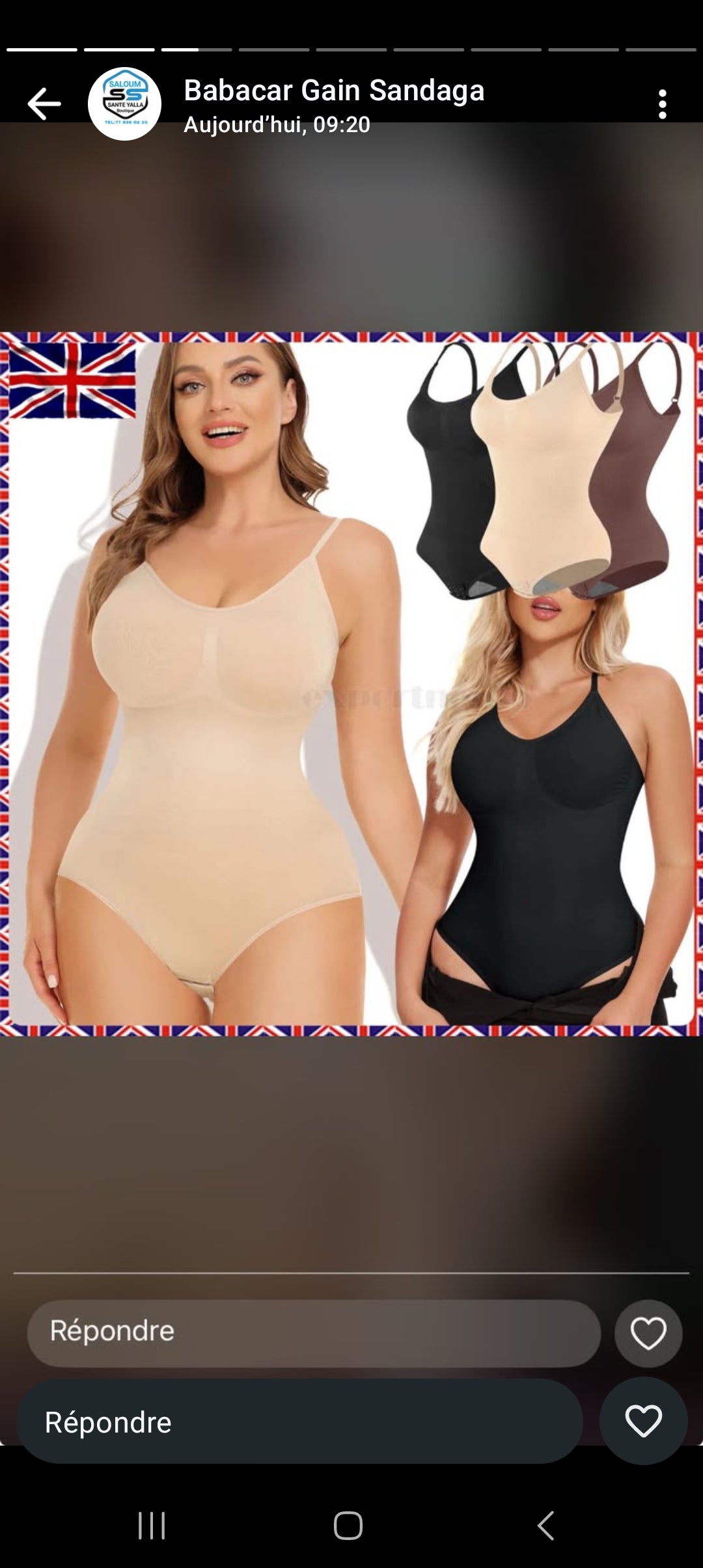 Body suite gainant